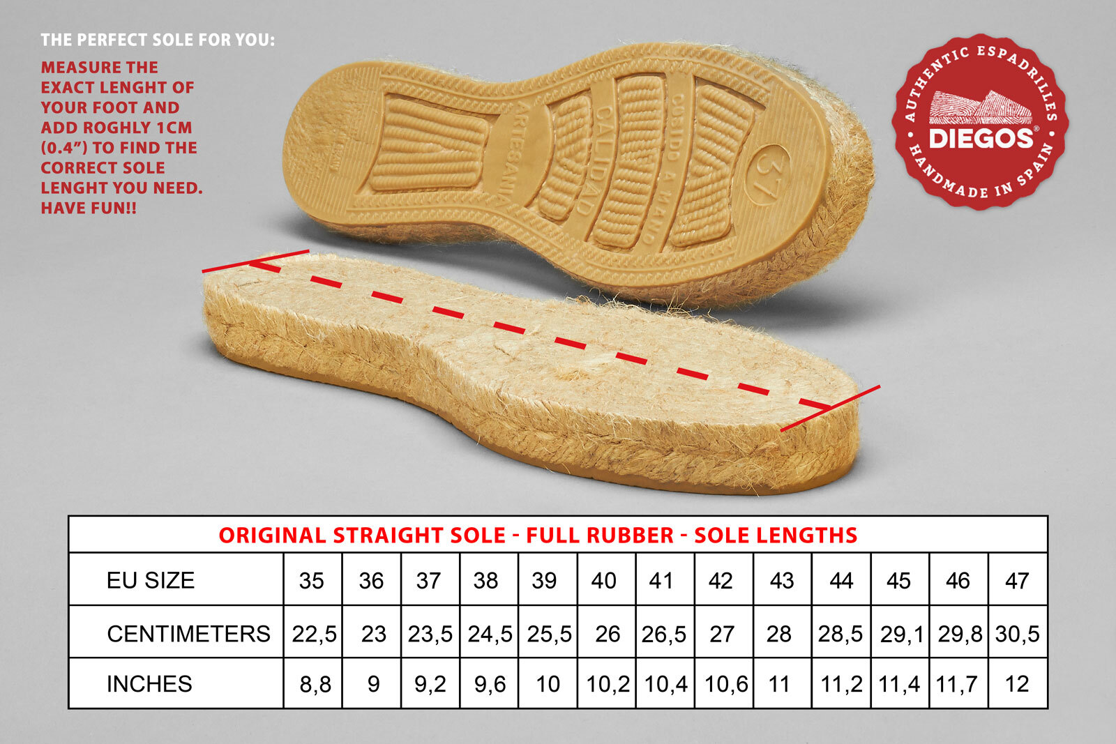 Espadrilles flat rope soles with full rubber | 100% made in Spain | Woman & Men