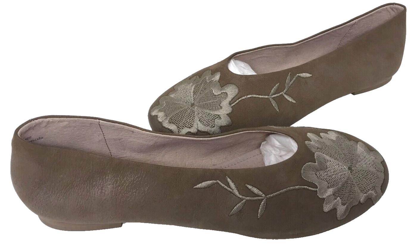 Seychelles Women’s Campfire Flower Slip On Comfort Dress Flats Brn Size:10 127W