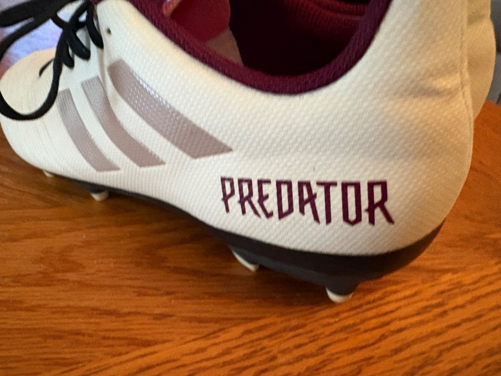 Adidas Predator 18.3 FG Womens Soccer Cleats SZ 7.5 Vapour Grey Metallic Maroon
