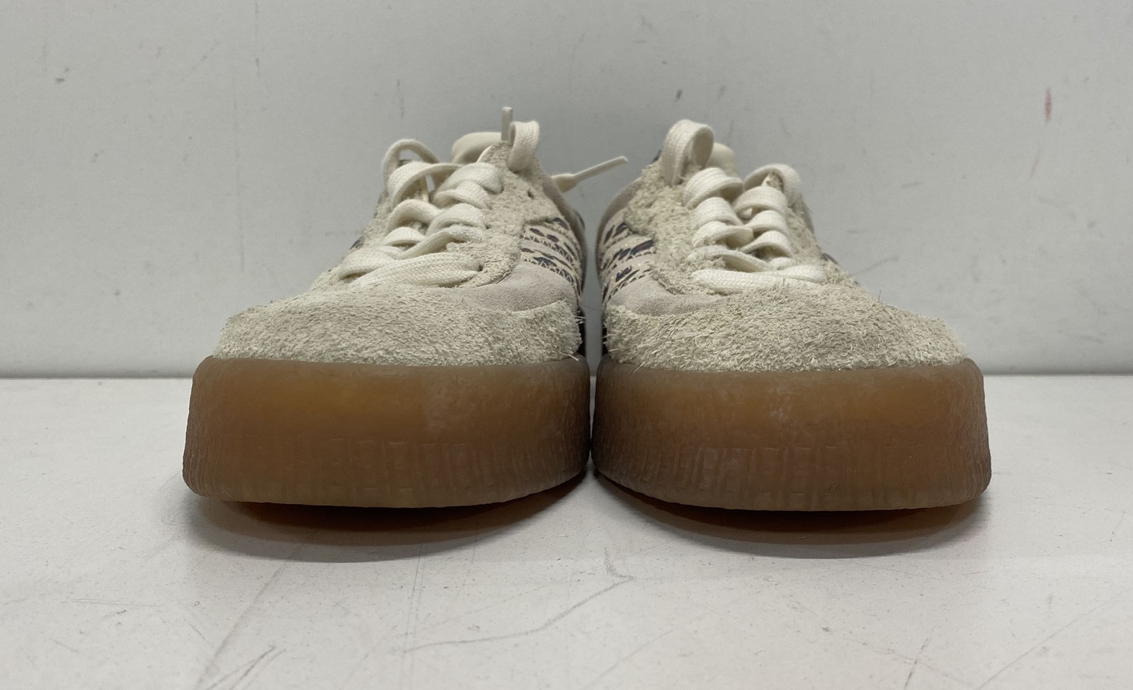 Adidas Samba XLG Wonder White Leopard Print Women’s Sneakers Size 6.5