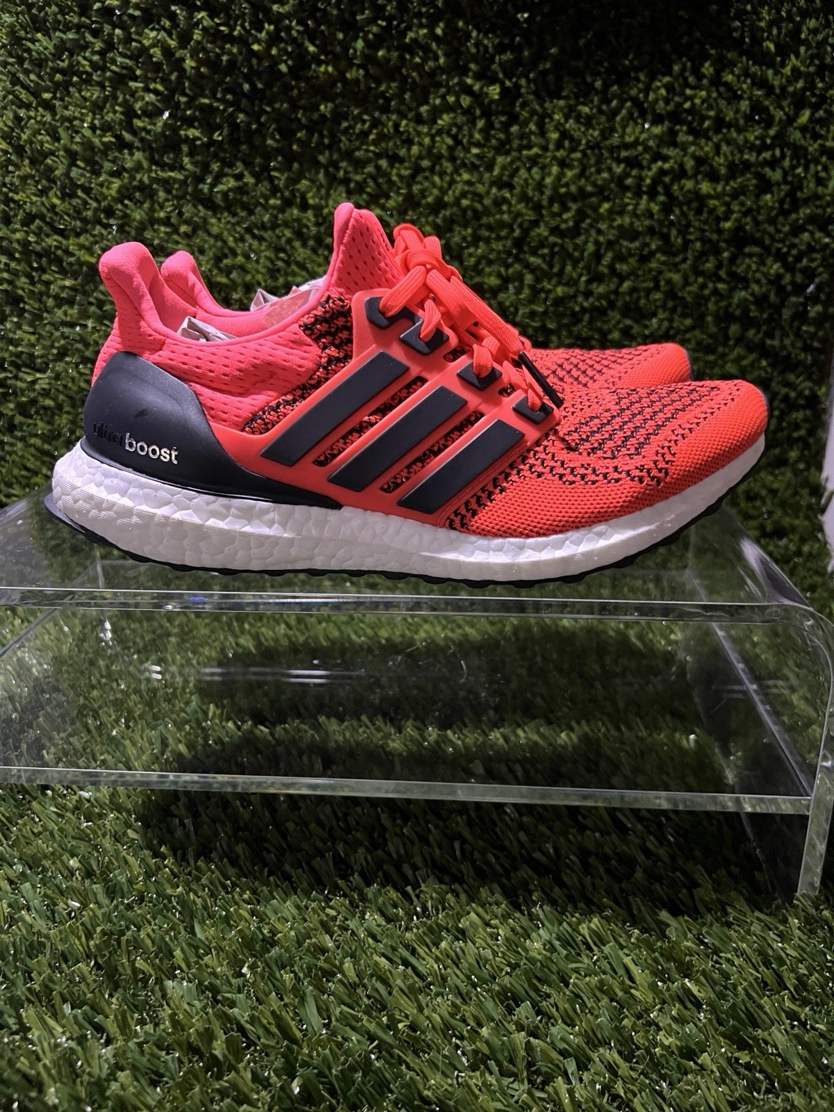 Adidas UltraBoost 1.0 Solar Orange Running Shoes Size 7