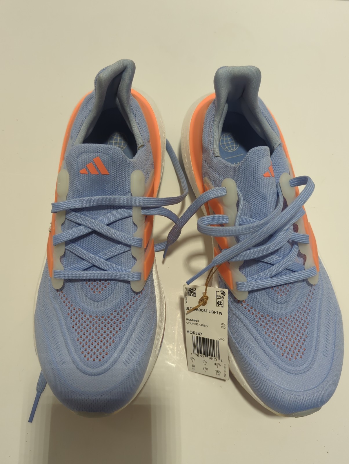 adidas Ultraboost Light W Blue Dawn Coral Fusion HQ6347 NWOB Women’s 8.5