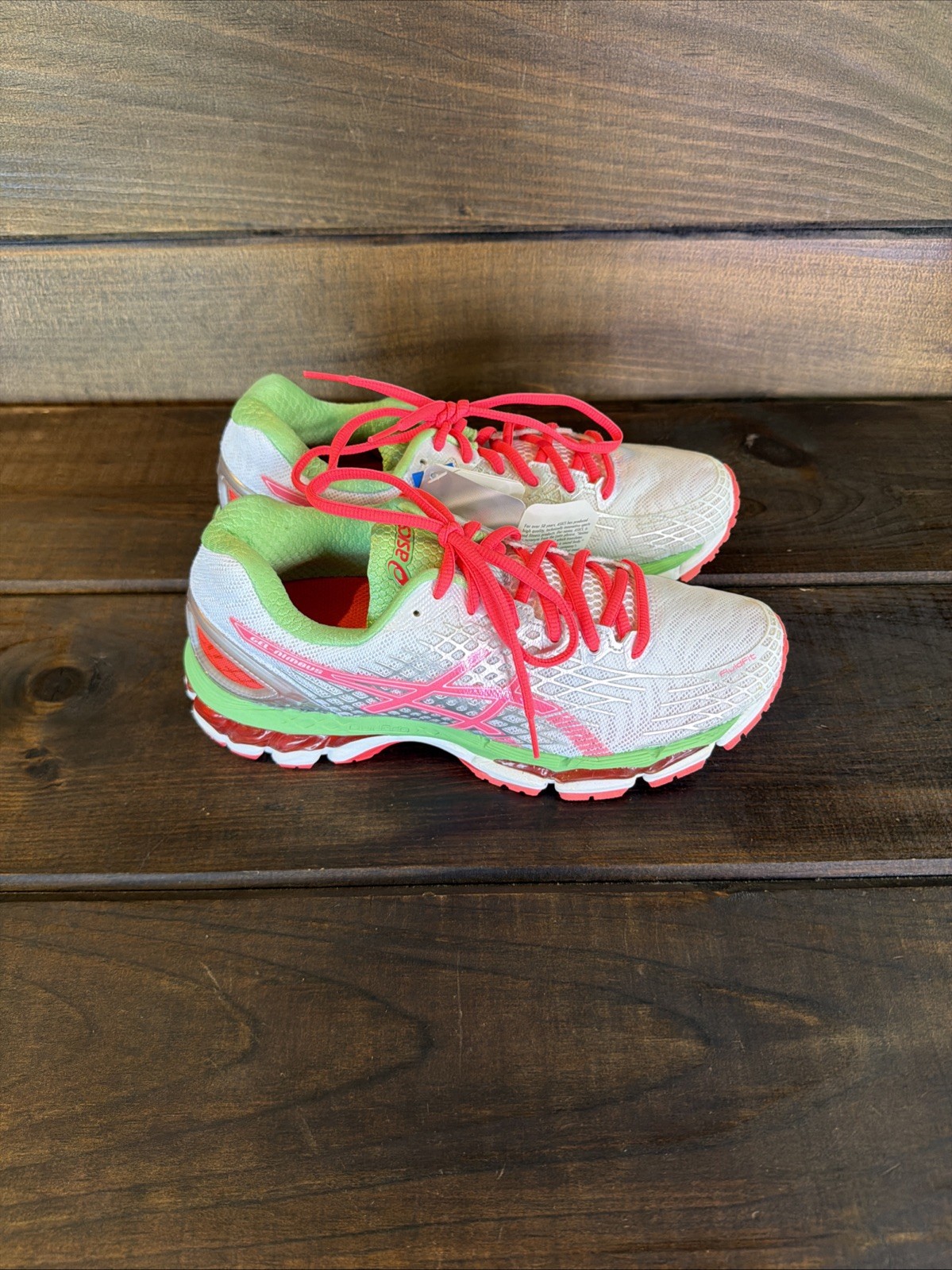 NEW ASICS Gel Nimbus 17 Multicolor Sneakers Running Shoes Women Size 8.5