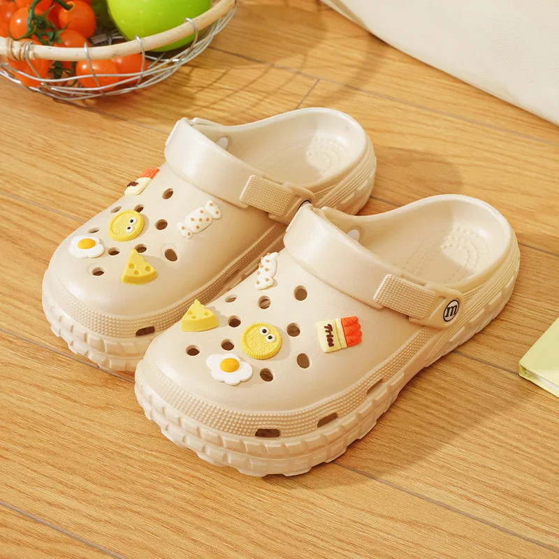 Unisex Thick Bottom Anti-slip Summer Outdoor Sandals Slippers Beach Shoes Breath
