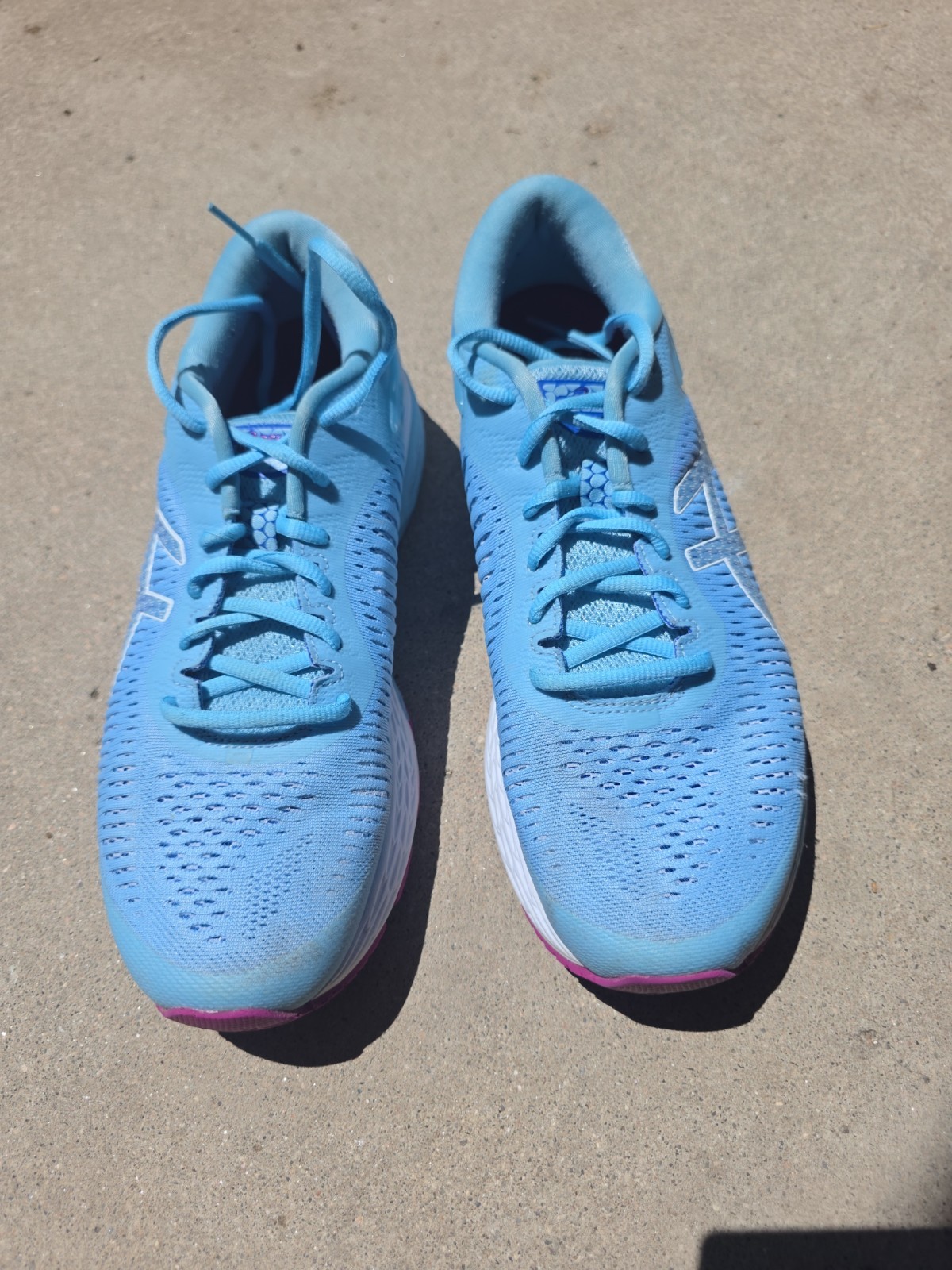 Asics Gel Kayano 25 Light Blue and Pnk