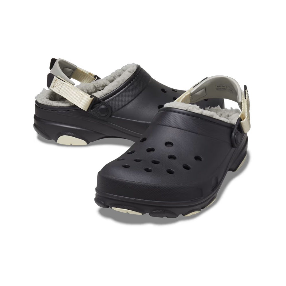 New CROCS Womens ALL TERRAIN LINED CLOG 207936-001 BLACK US W 6-11 TAKSE
