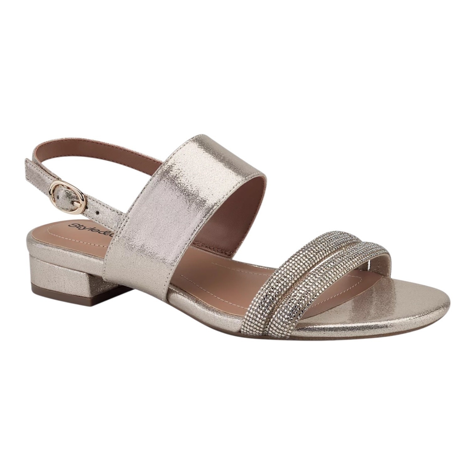 Style & Co Women’s Selbiee Slingback Dress Sandals Platino Size 6
