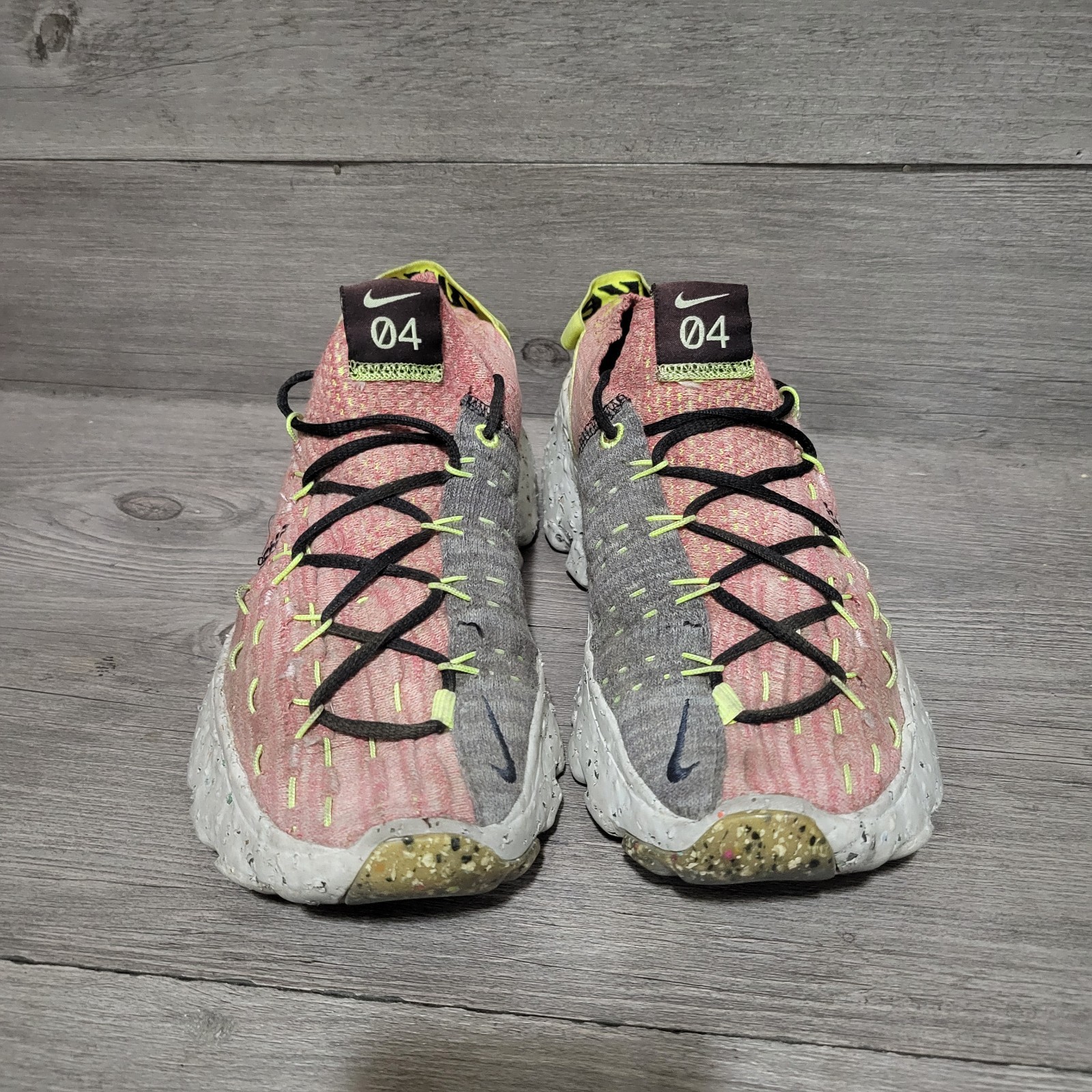 Nike Space Hippie 04 Lemon Venom Womens Size 7 Red CD3476-700
