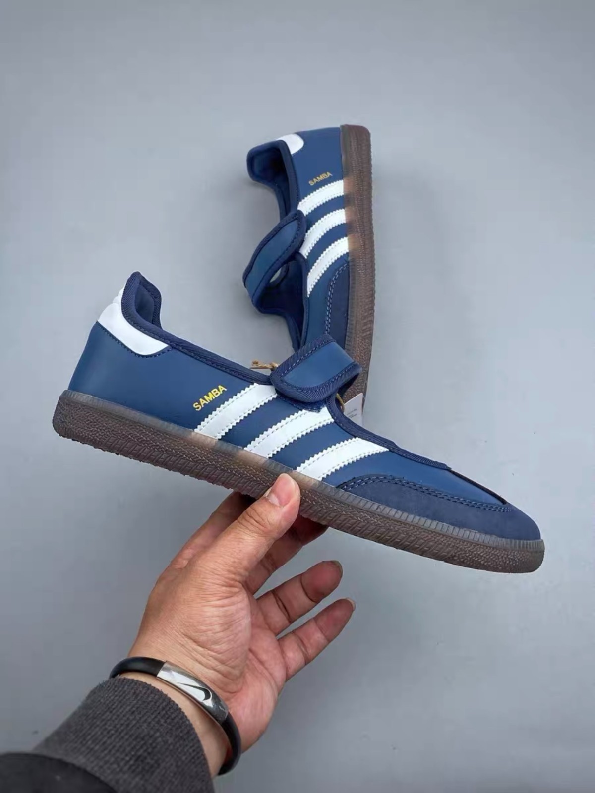 adidas Samba Jane Crew Navy White IH 6484 Women New With Box