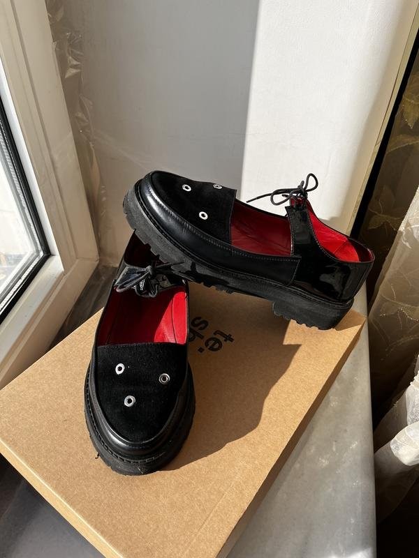 Women TE-SHOES heels red suede 38
