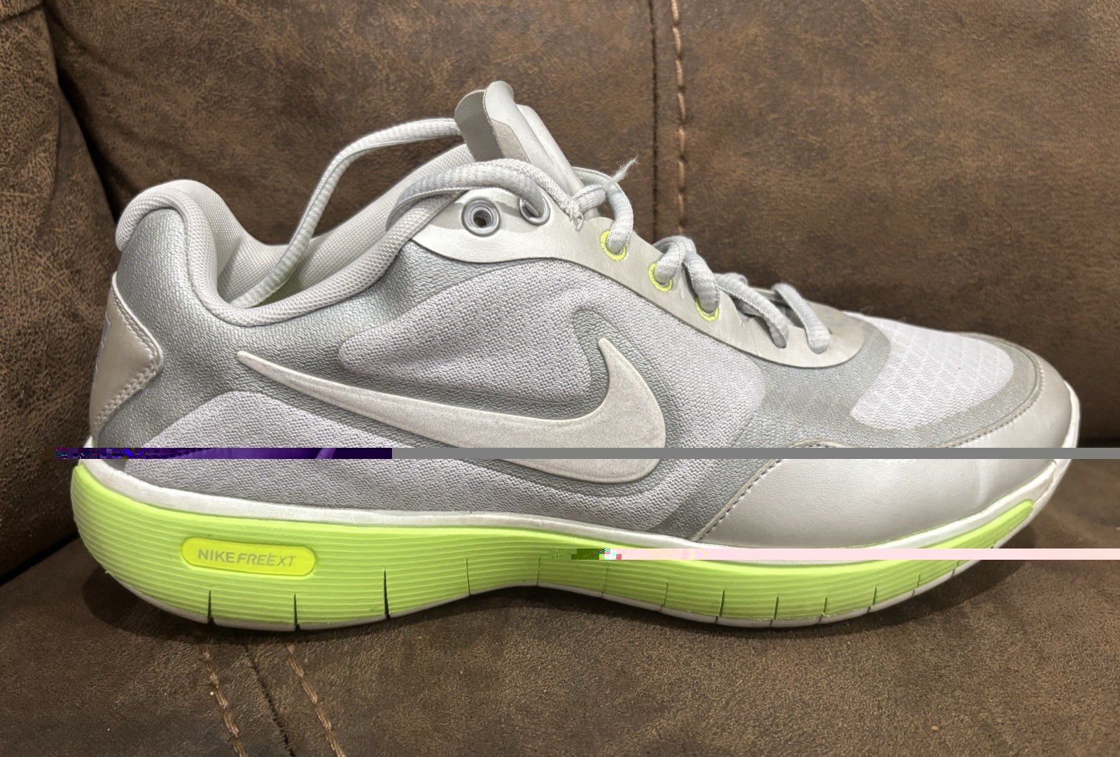 Nike Free XT Training Everyday Fit Crosstrainers Gray Neon Green Women’s Sz 8.5