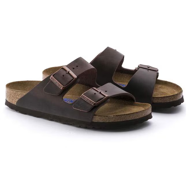 Birkenstock Arizona Habana Oiled Leather Soft Footbed Sandals EU 37-45 Unisex
