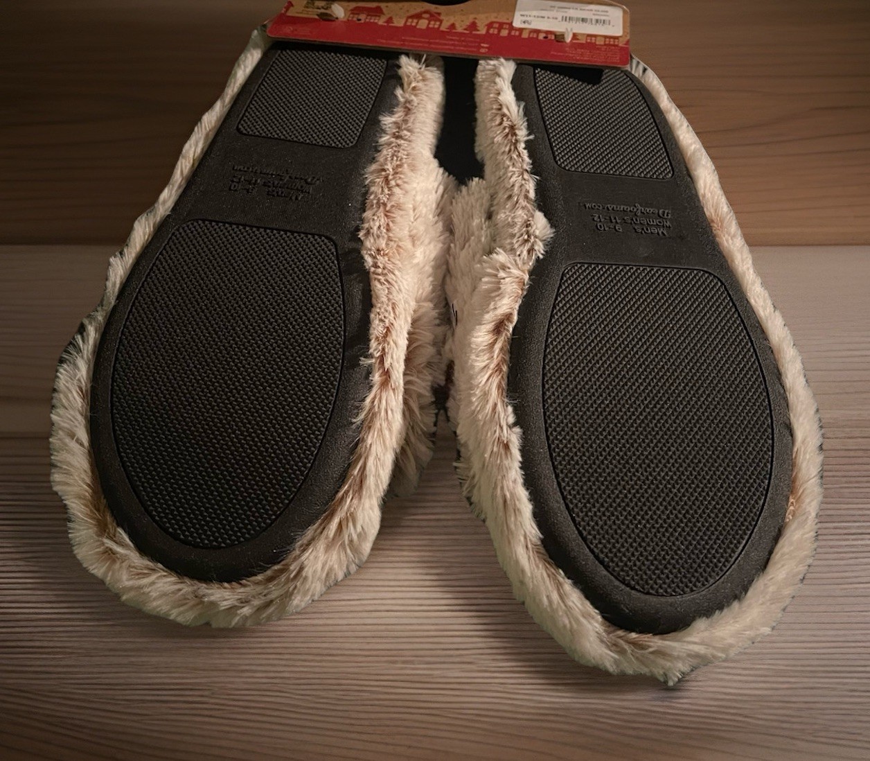 Dearfoams Cozy Comfort Matching Family Lil Bear Slippers Size W-11/12 M-9/10 NEW