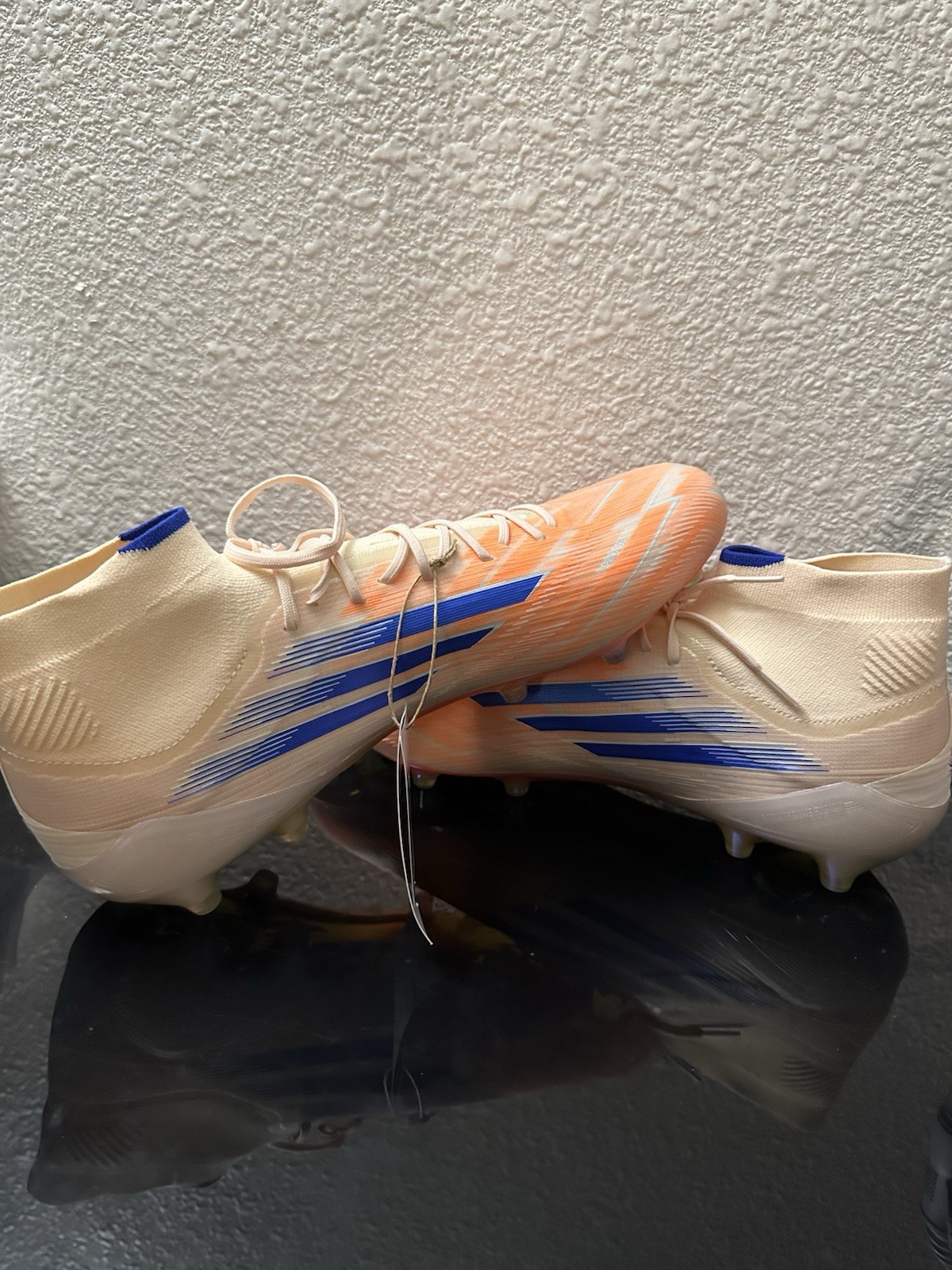 adidas F50 Sparkfusion Elite Mid FG AG Soccer Cleats Orange JH7647 Women Size 13