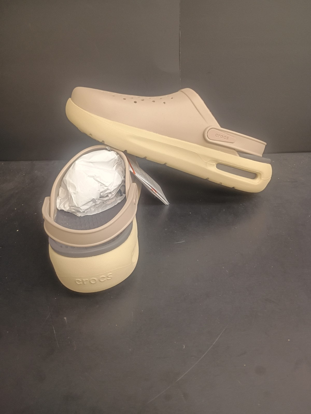 Crocs InMotion Clogs Neutral Tan Size M 10 W 12 NWOB (Hb337)