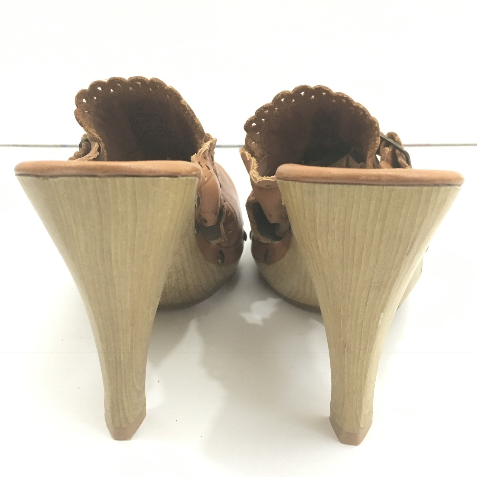Isaac Mizrahi for Target Blondie Women’s Size 8 Tan Mules Heels