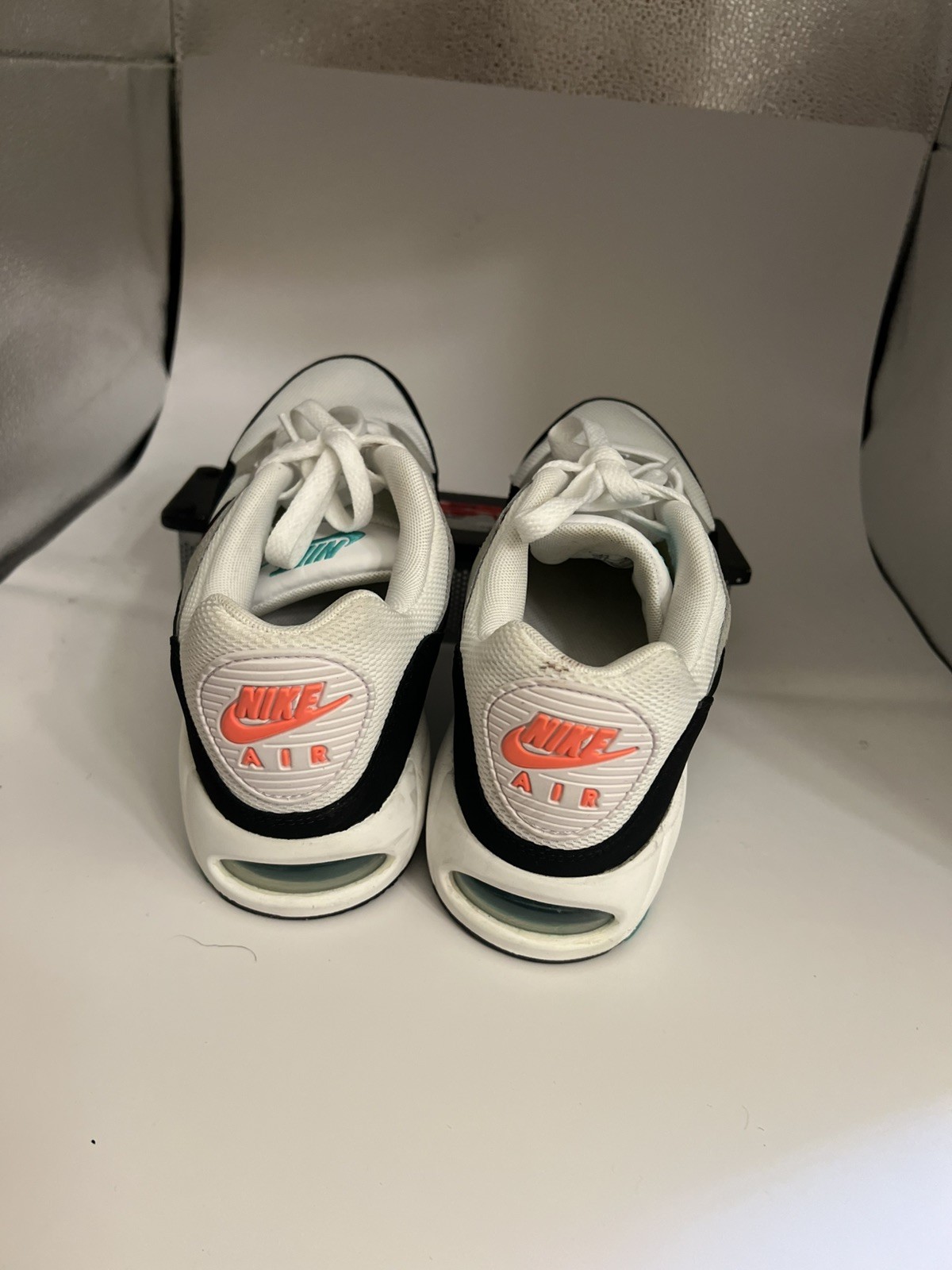 Nike Womens Air Max Correlate 511417-136 White Black Green Orange In Box Sz 8.5