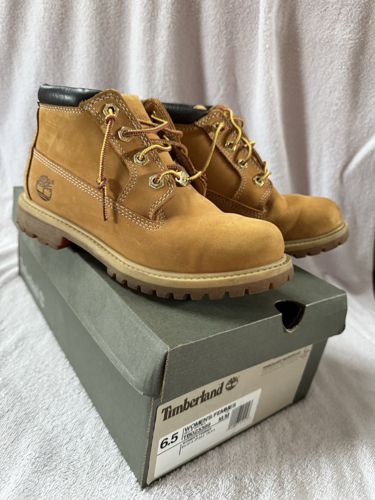 Timberland Women’s Euro Hiker Boots Femmes Euro Sprint, Wheat/White