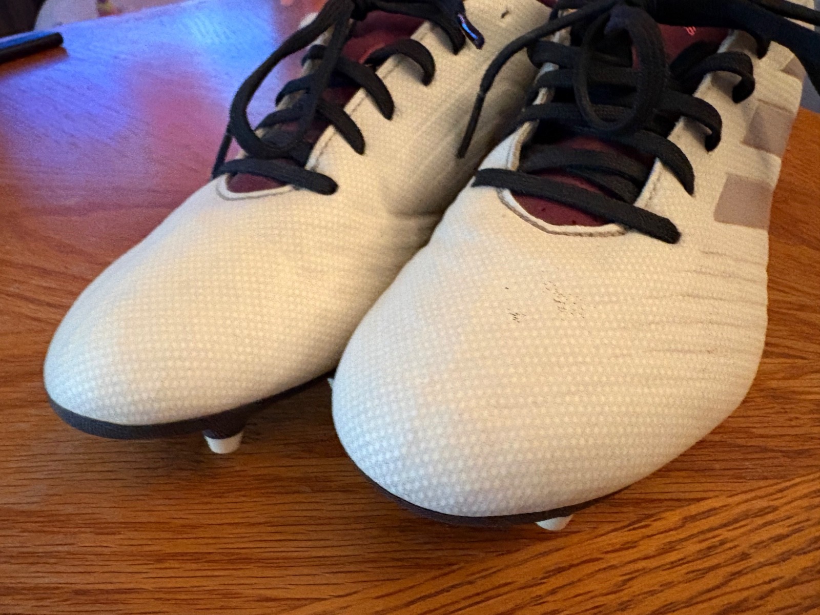Adidas Predator 18.3 FG Womens Soccer Cleats SZ 7.5 Vapour Grey Metallic Maroon
