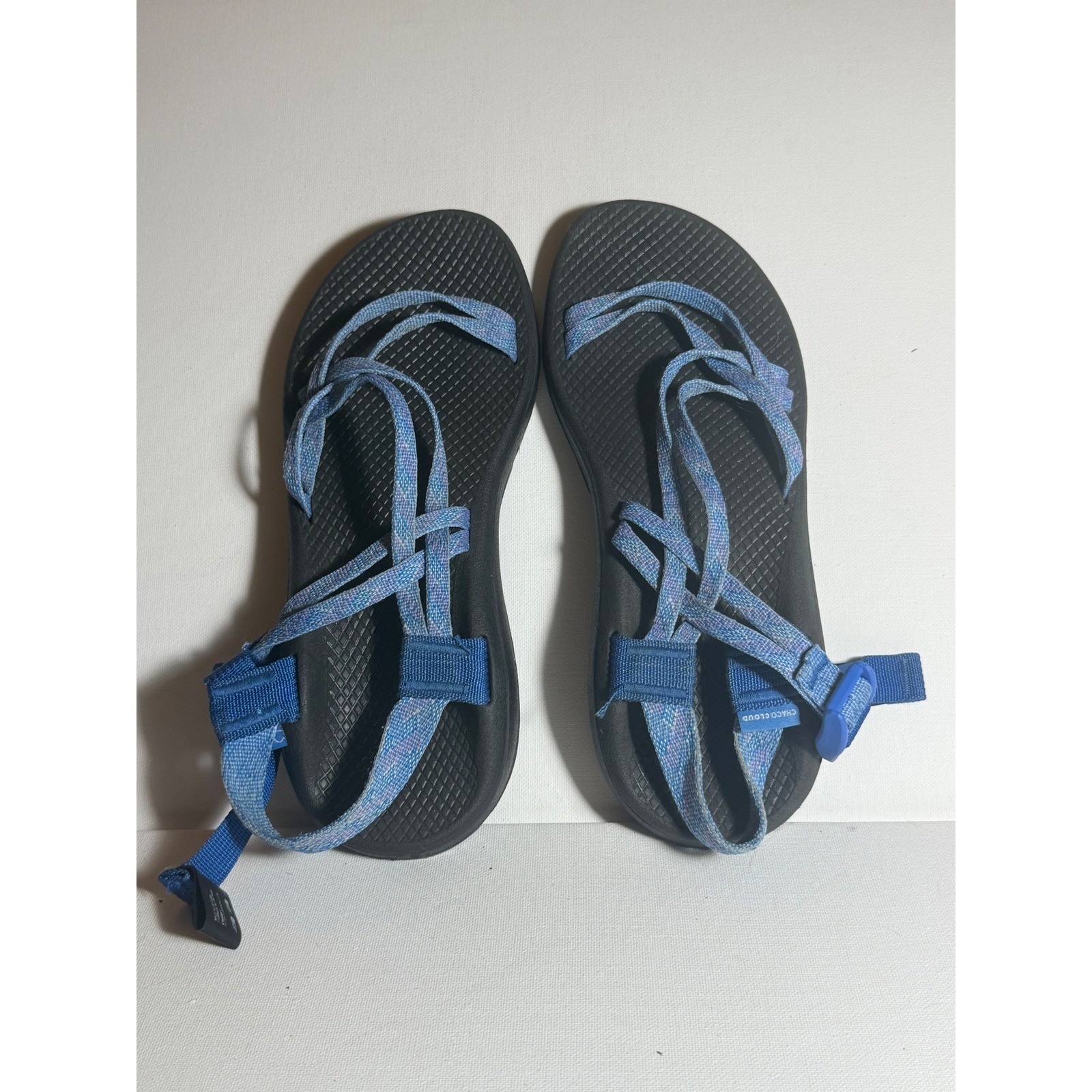 Chaco Sports Classic ZX1 Braid Blue Water Beach Sandals Womens Size 9 EUC