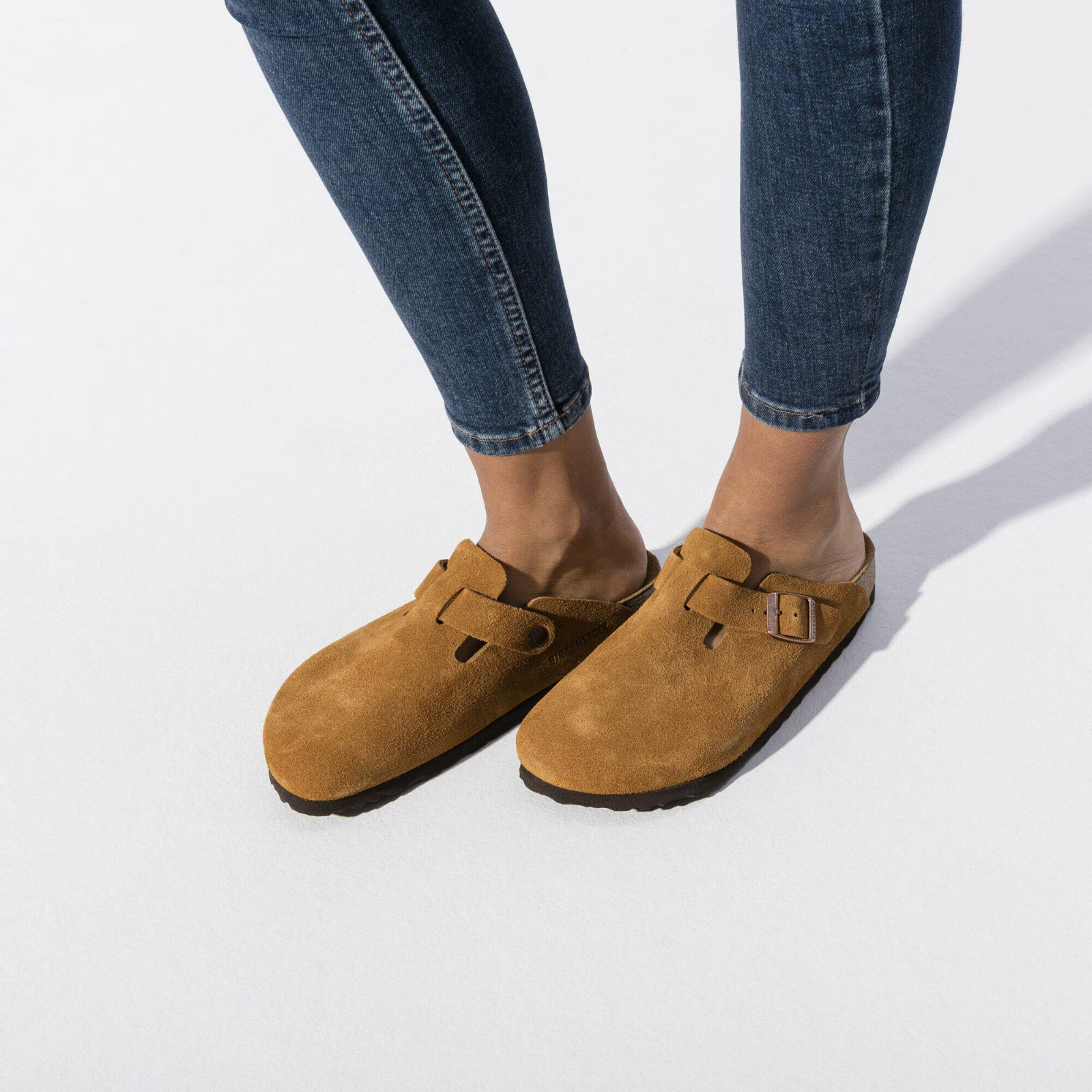 Birkenstock Boston Mink Soft Footbed Clogs Suede Unisex Shoes Size US 6-12