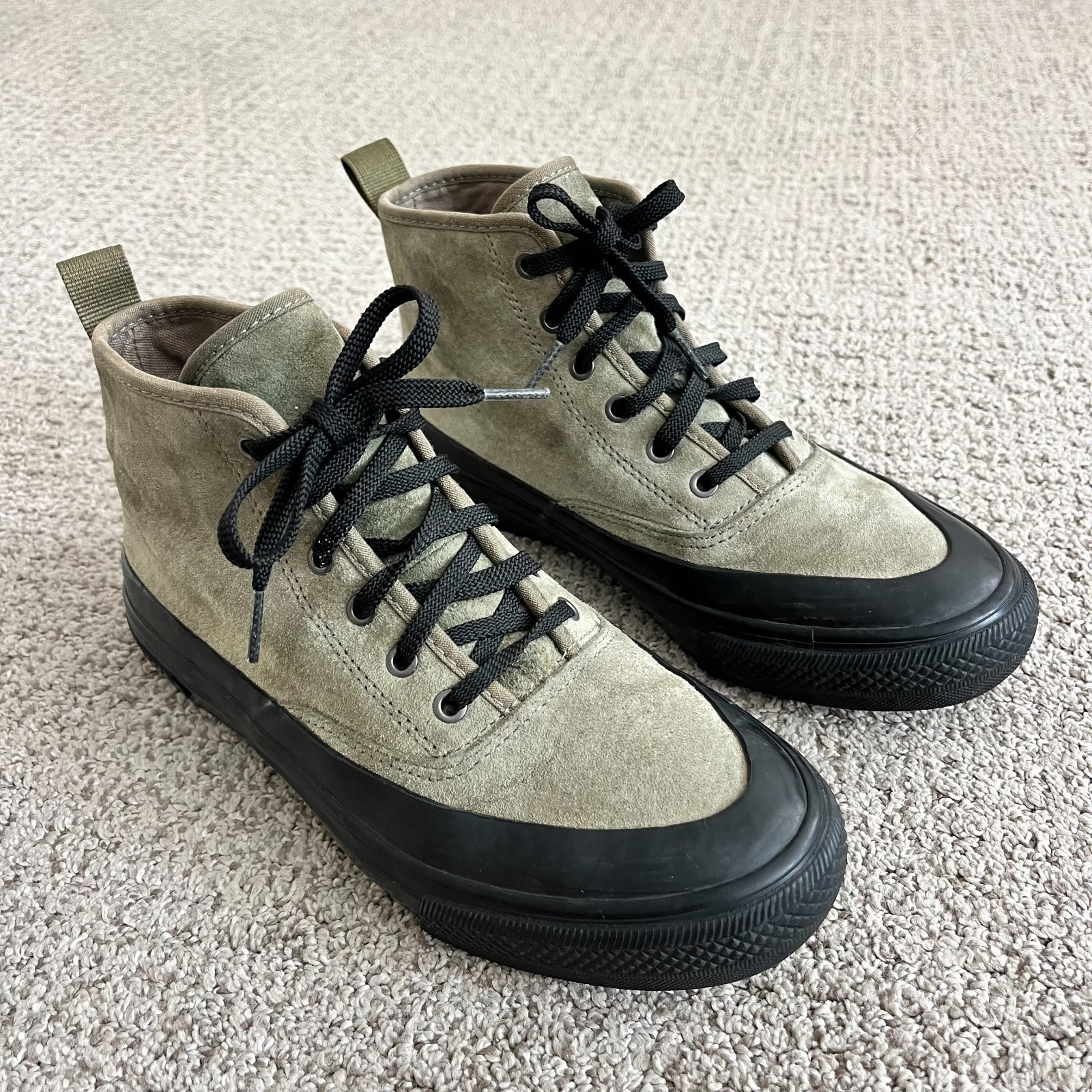 SeaVees Mariners Boot Women Sz 7.5 Olive Suede Water Resistant Chukka