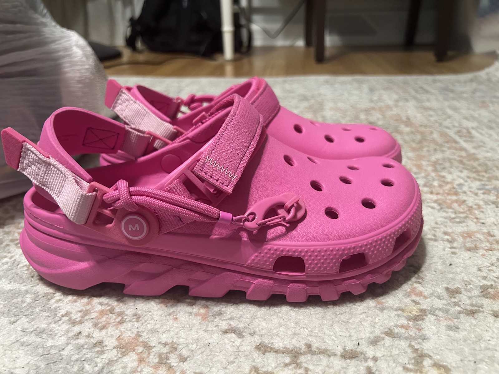 Crocs x Post Malone Duet Max Clog II Pink Limited Edition Clogs W9/M7 NWT