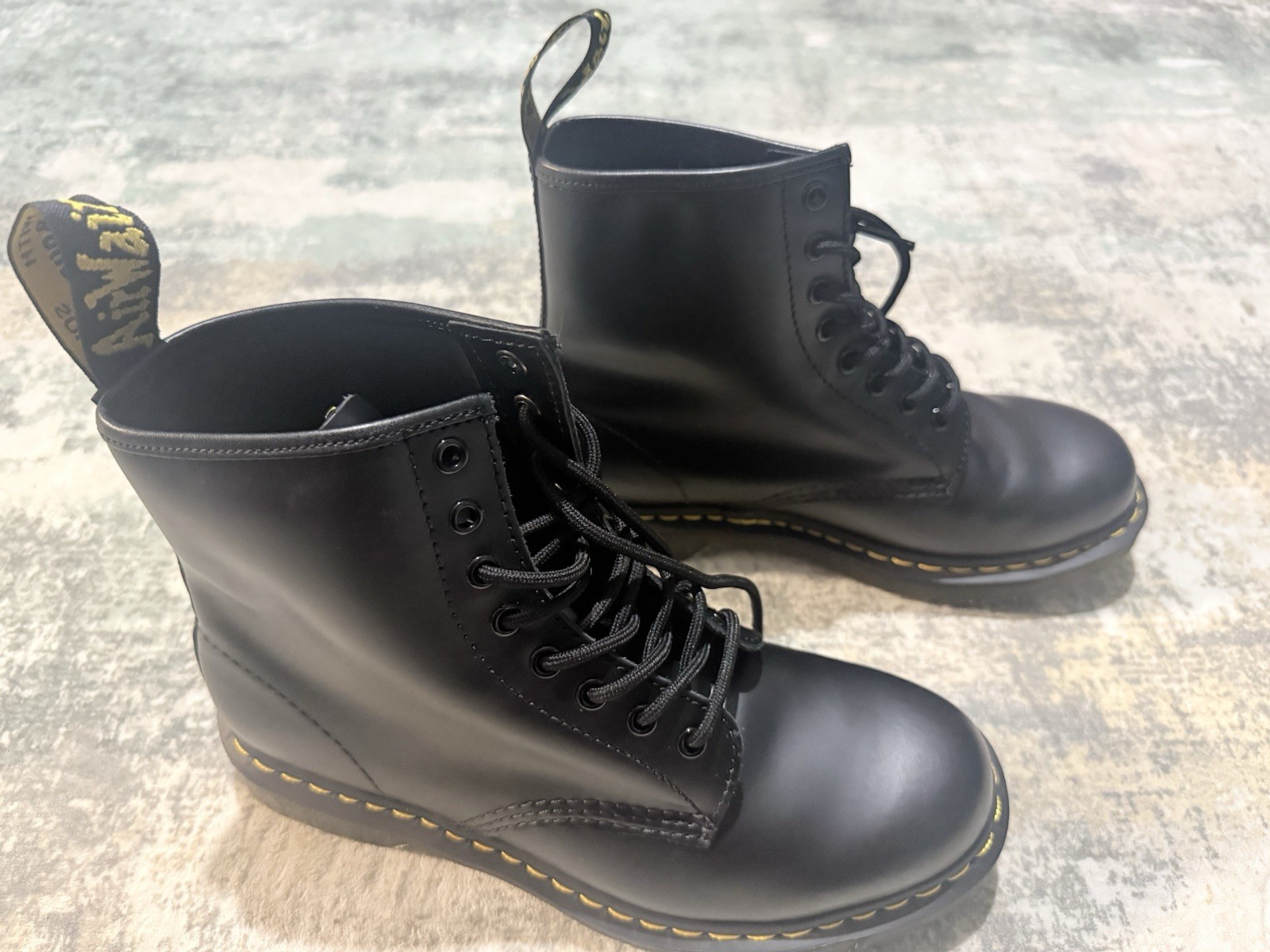 NEW Dr. Martens 1460 The Original Leather Boots Black US 10 Women’s US 9 Men’s
