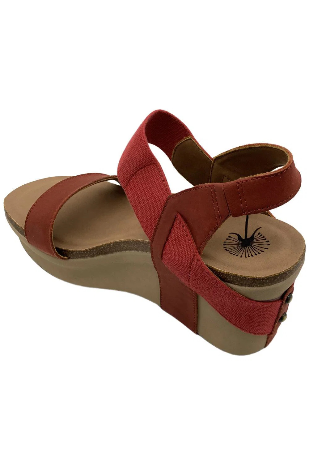 OTBT Women’s Bushnell Slingback Wedged Sandals Red