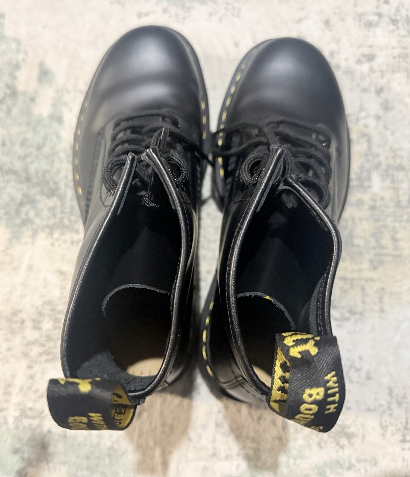 NEW Dr. Martens 1460 The Original Leather Boots Black US 10 Women’s US 9 Men’s