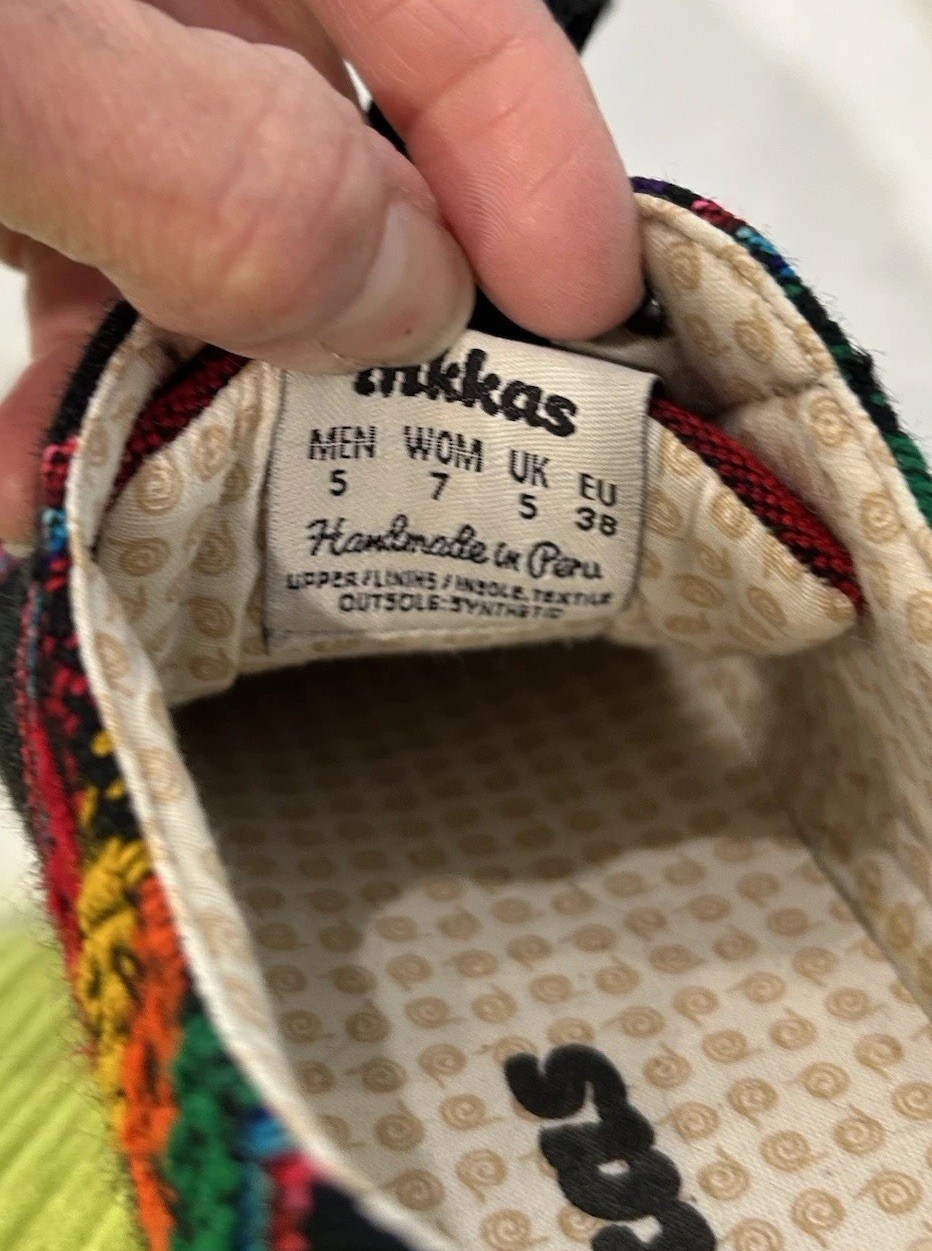 Inkkas Women Pride Aztec Sneakers Shoes Woven Multicolor 7 Fun Colorful Comfort