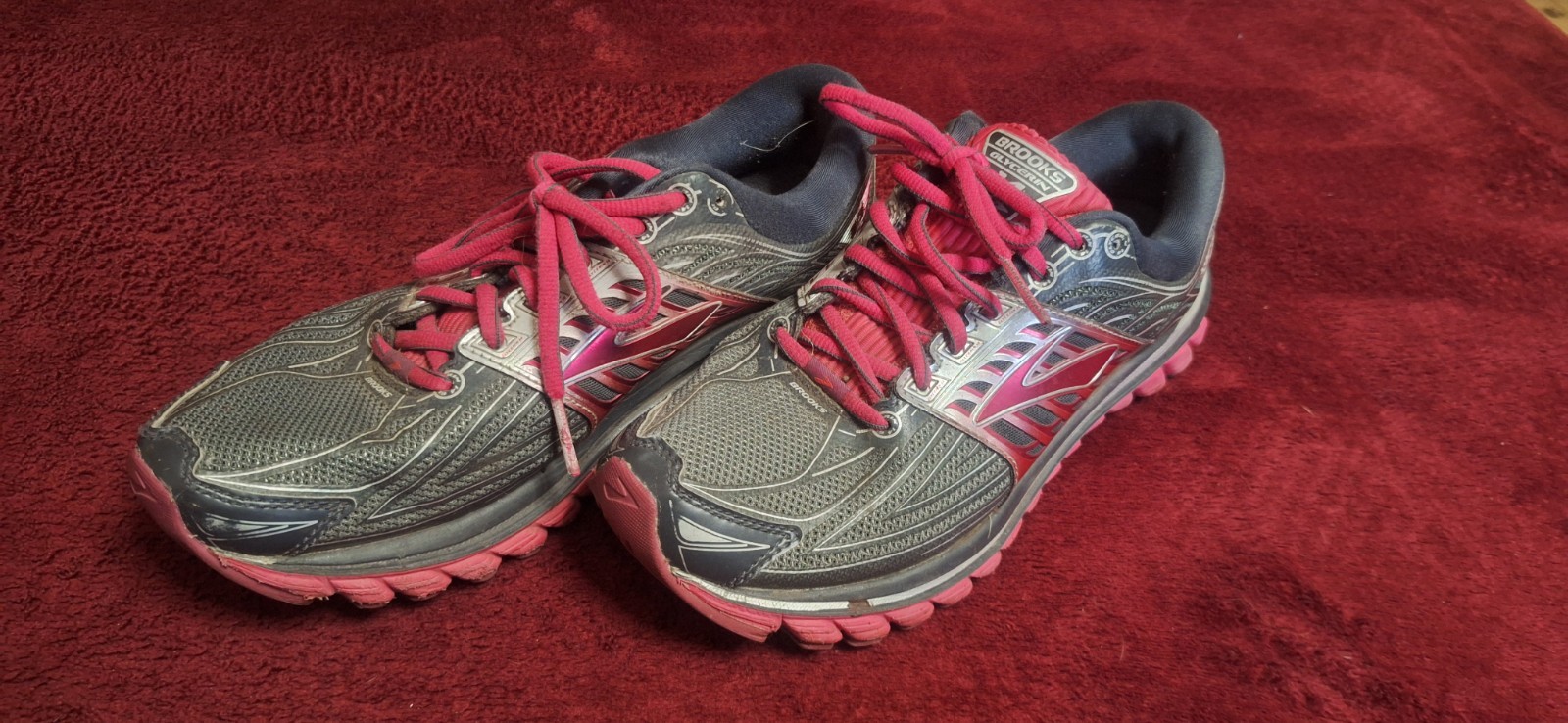 Brooks Glycerin 14 Women’s Size 8 2A (Narrow) Running Shoes Gray