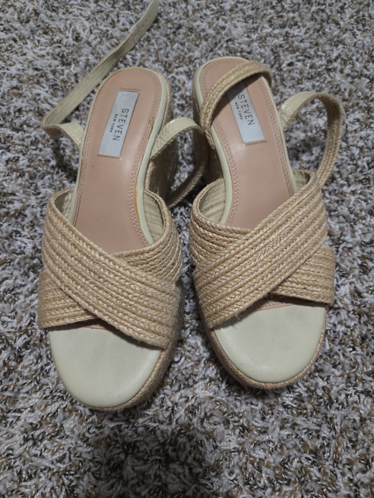 Steven New York Platform Sandles Size 8M