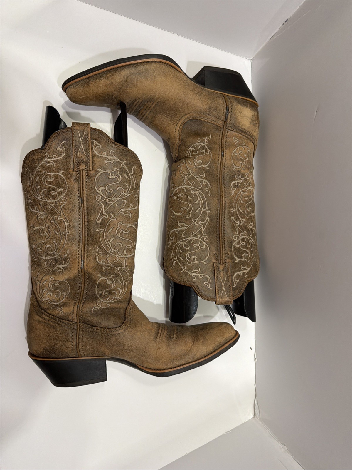 Twisted X WWT0025 Brown Leather Women Western Cowgirl STITCHED Boots 9.5 B