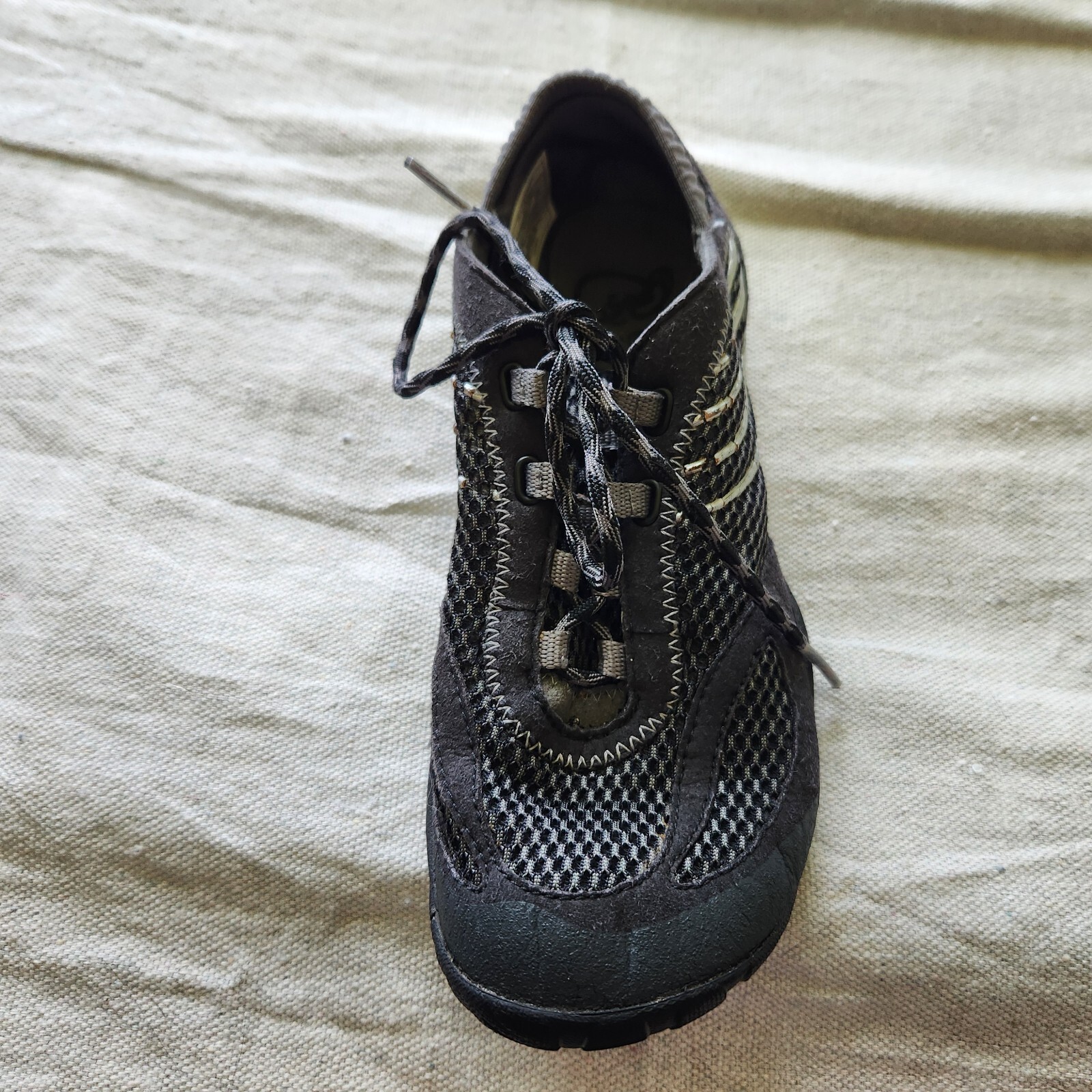 Merrell Pace Glove Barefoot Zero Drop Vibram Shoe Womens US 6 UK 3.5 EU 36 Black
