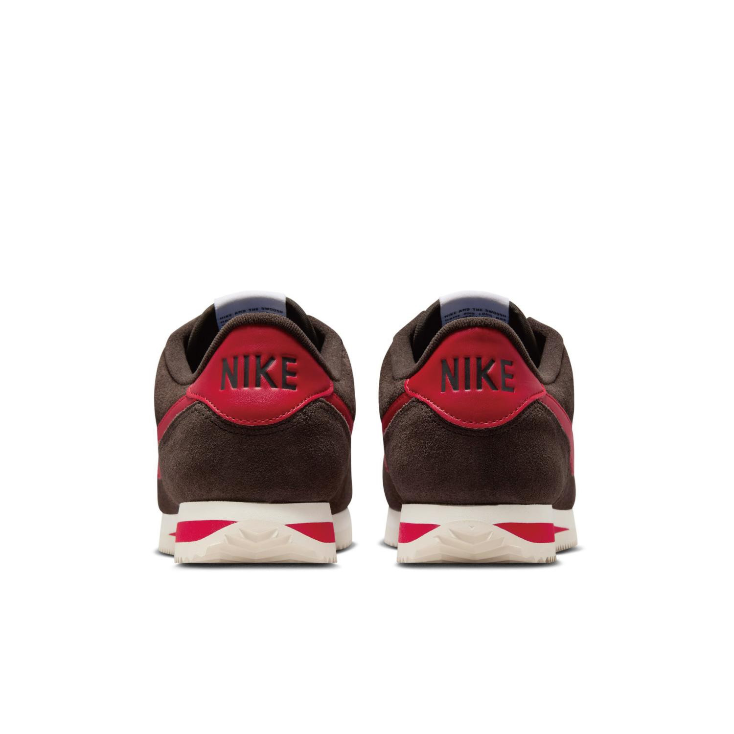 NIKE Women’s Cortez IB1857-200 Velvet Brown University Red Sail