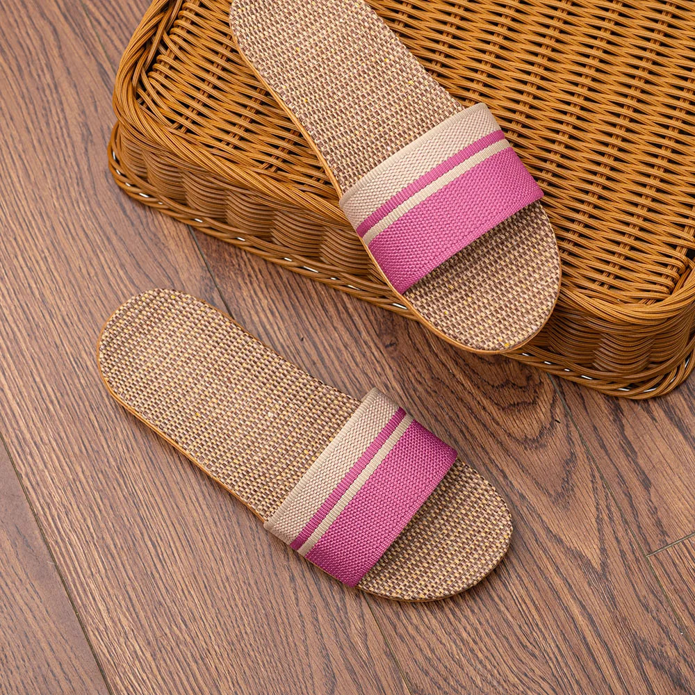 Summer Women Slippers Anti-Slip Home Slippers Lightweight Shoes Women Indoor Lin
