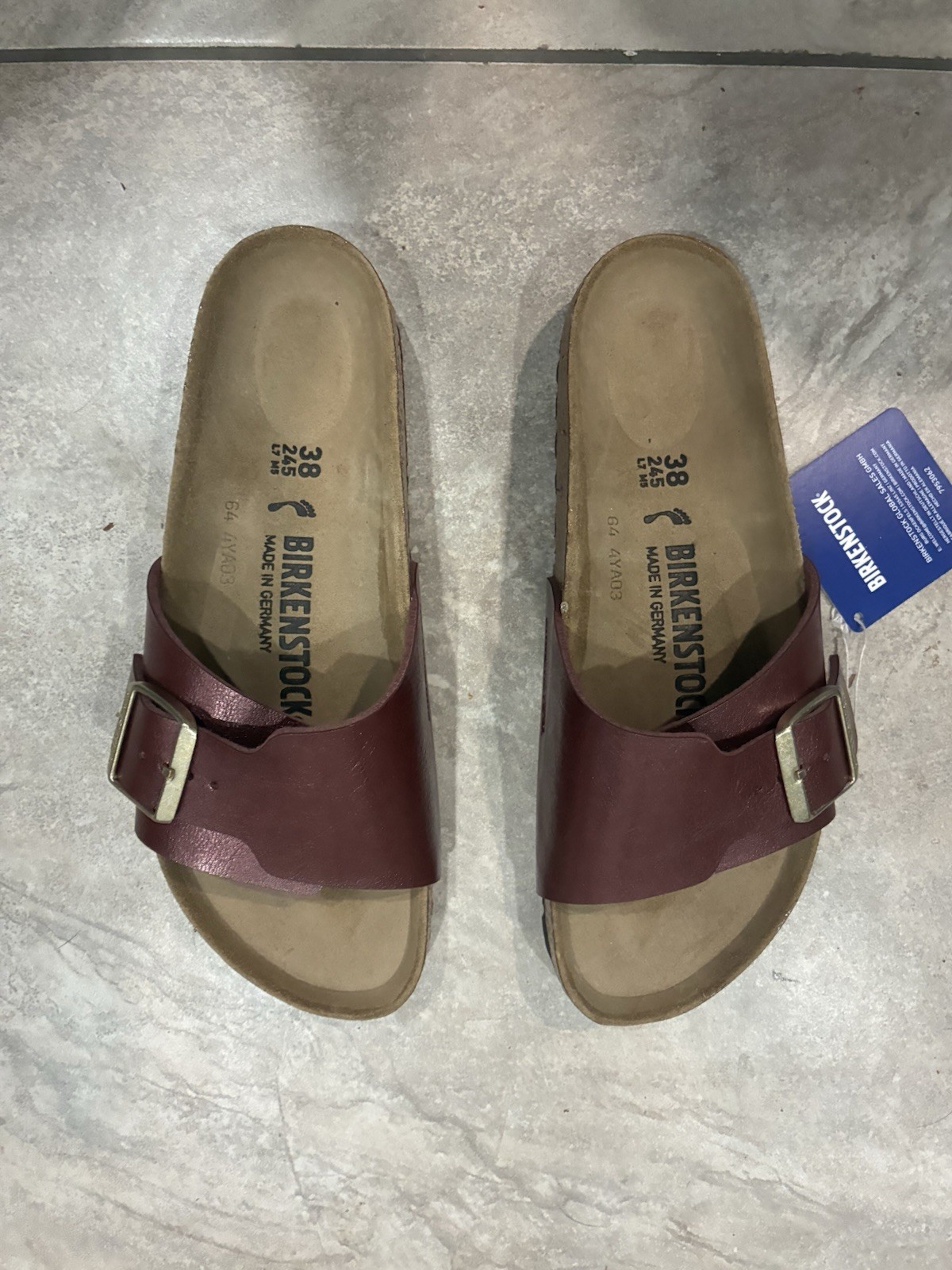 Birkenstock Women Sandals Size 38 245 L7 M5 Purple