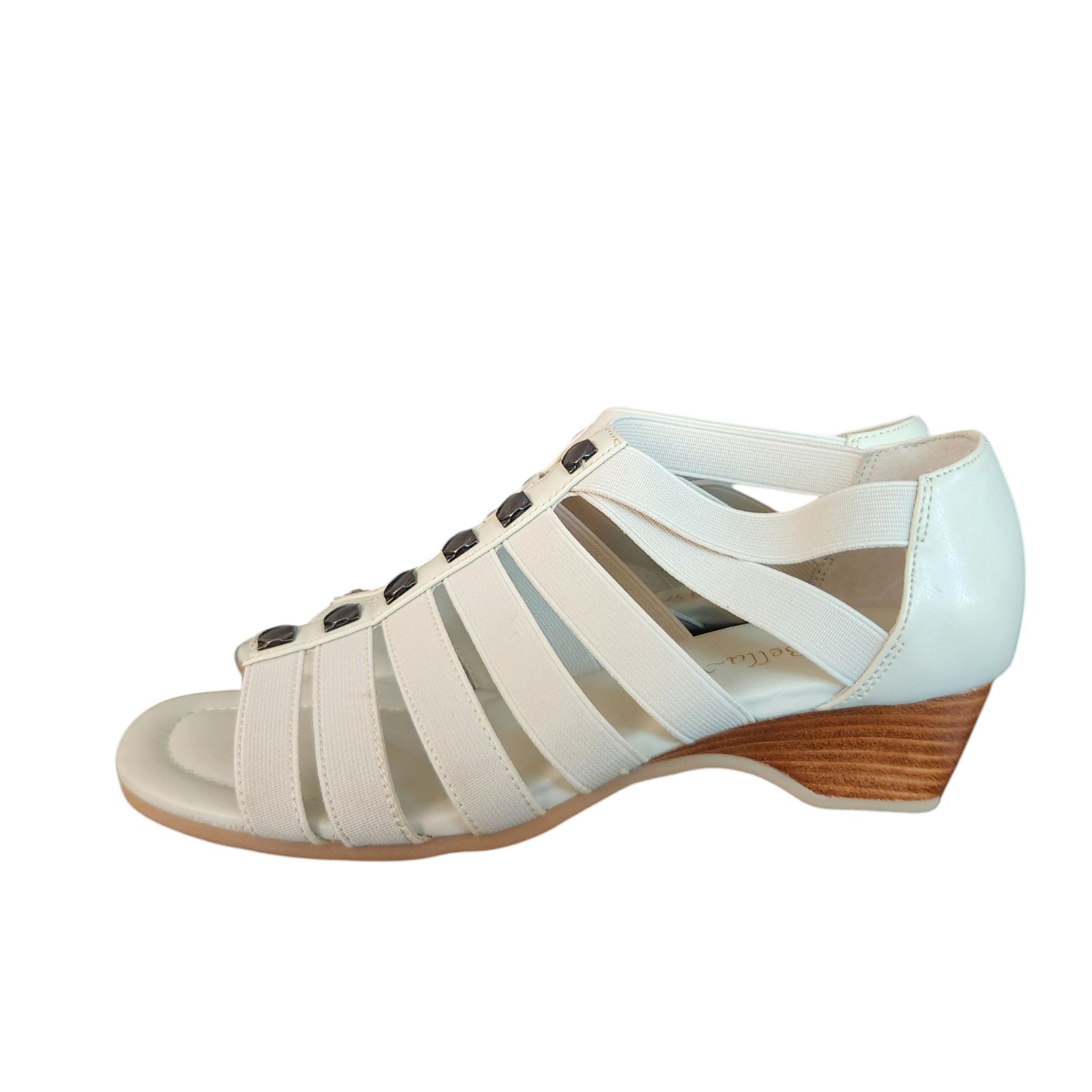 Bella Vita T-Strap Sandal Beige Women’s Size 6.5 Bohemian Beach
