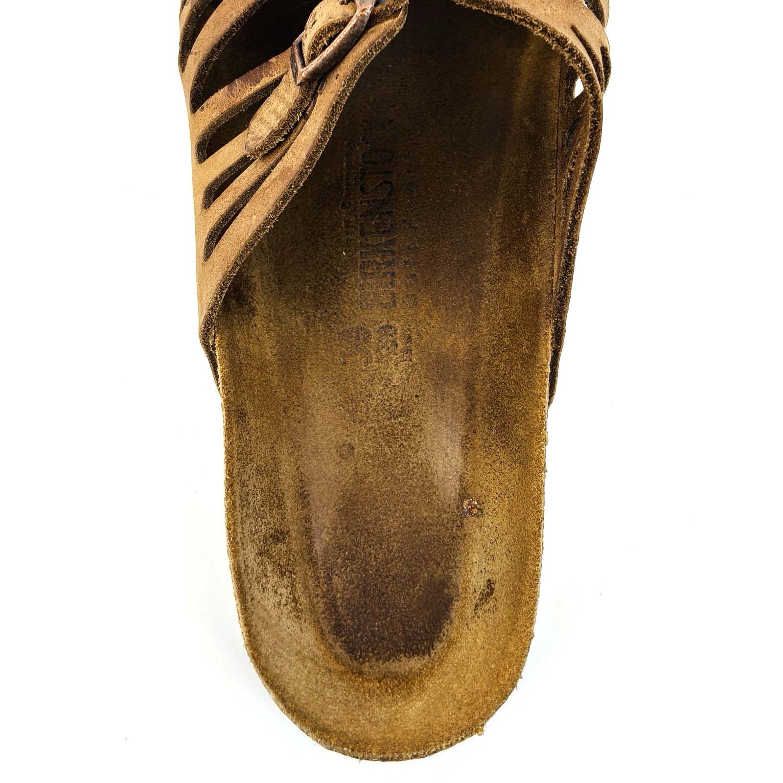 Soft Footbed Womens 8 39 Regular Birkenstock Granada Brown Leather Slide Sandals