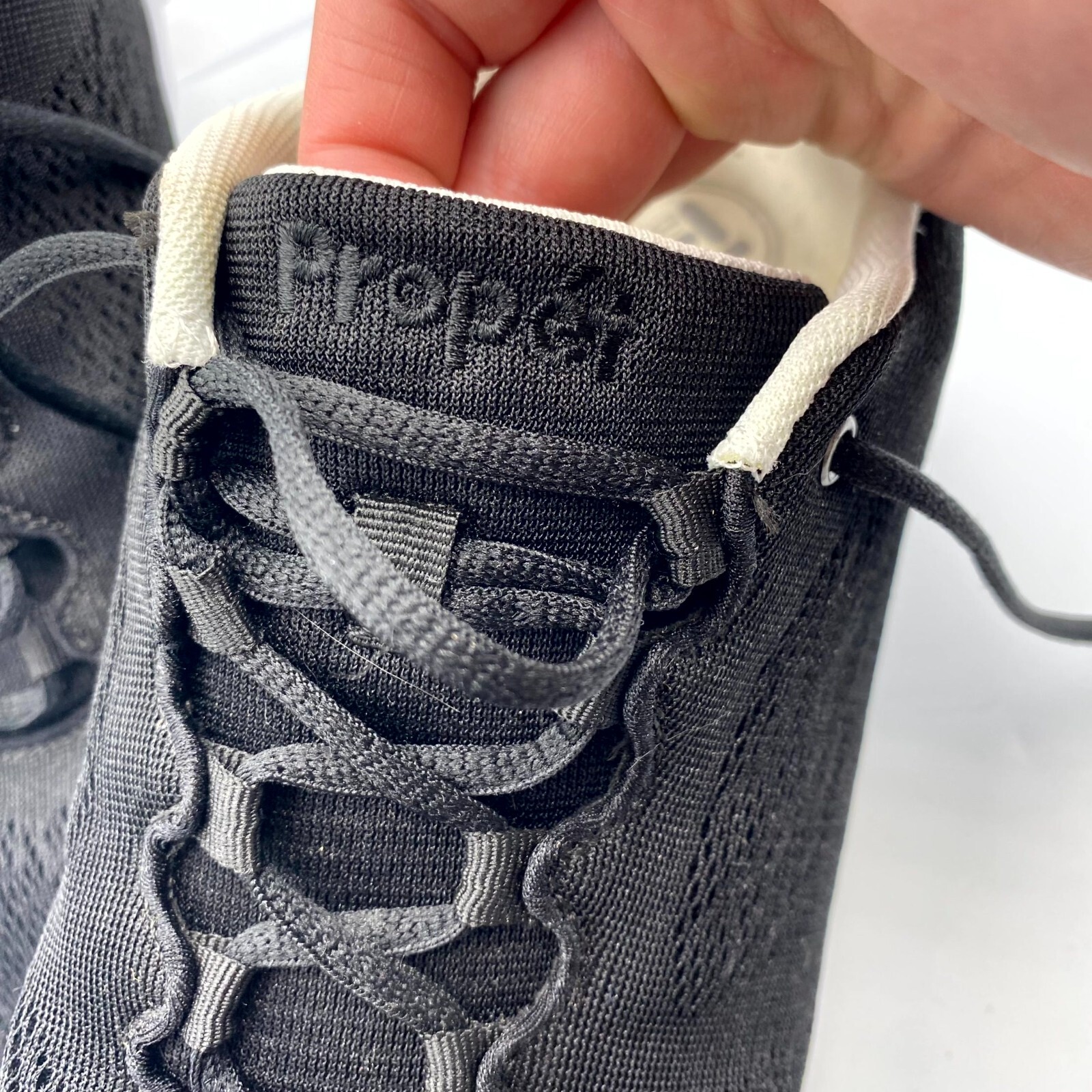 Propét TravelActiv W5102 Women’s 11D Running Sneakers Black Mesh Athletic Shoes