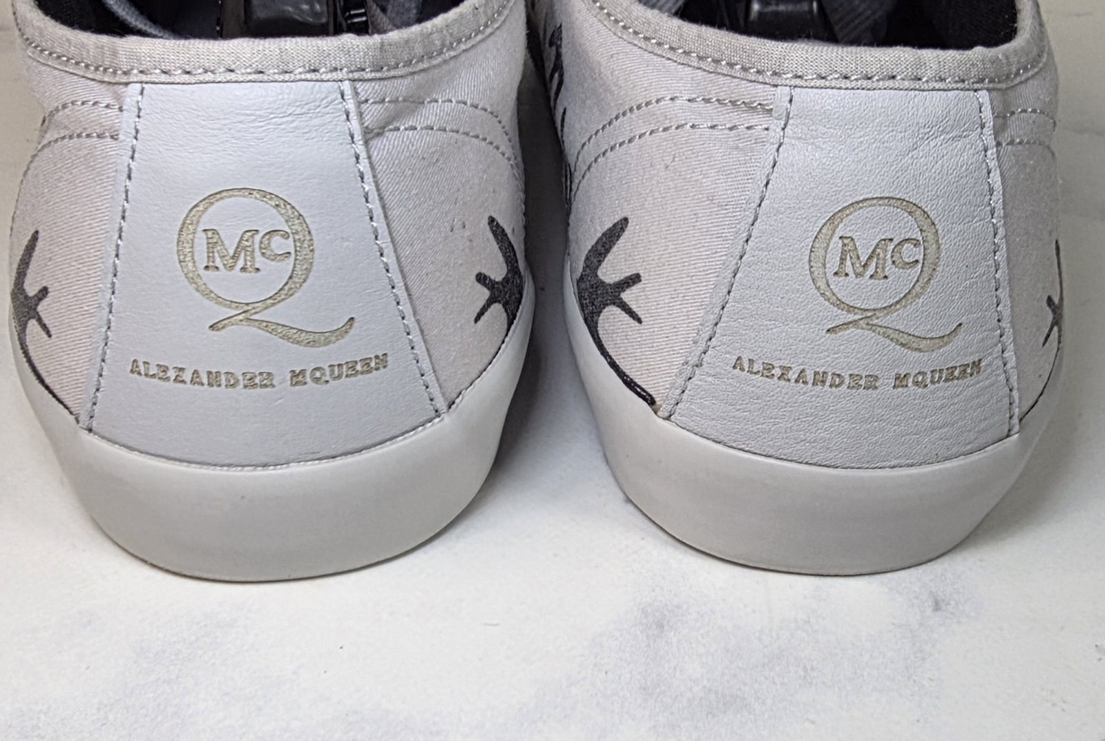 Puma x Alexander McQueen McQ Swallow Swarm Gray Canvas Low Top Sneaker W Size 10