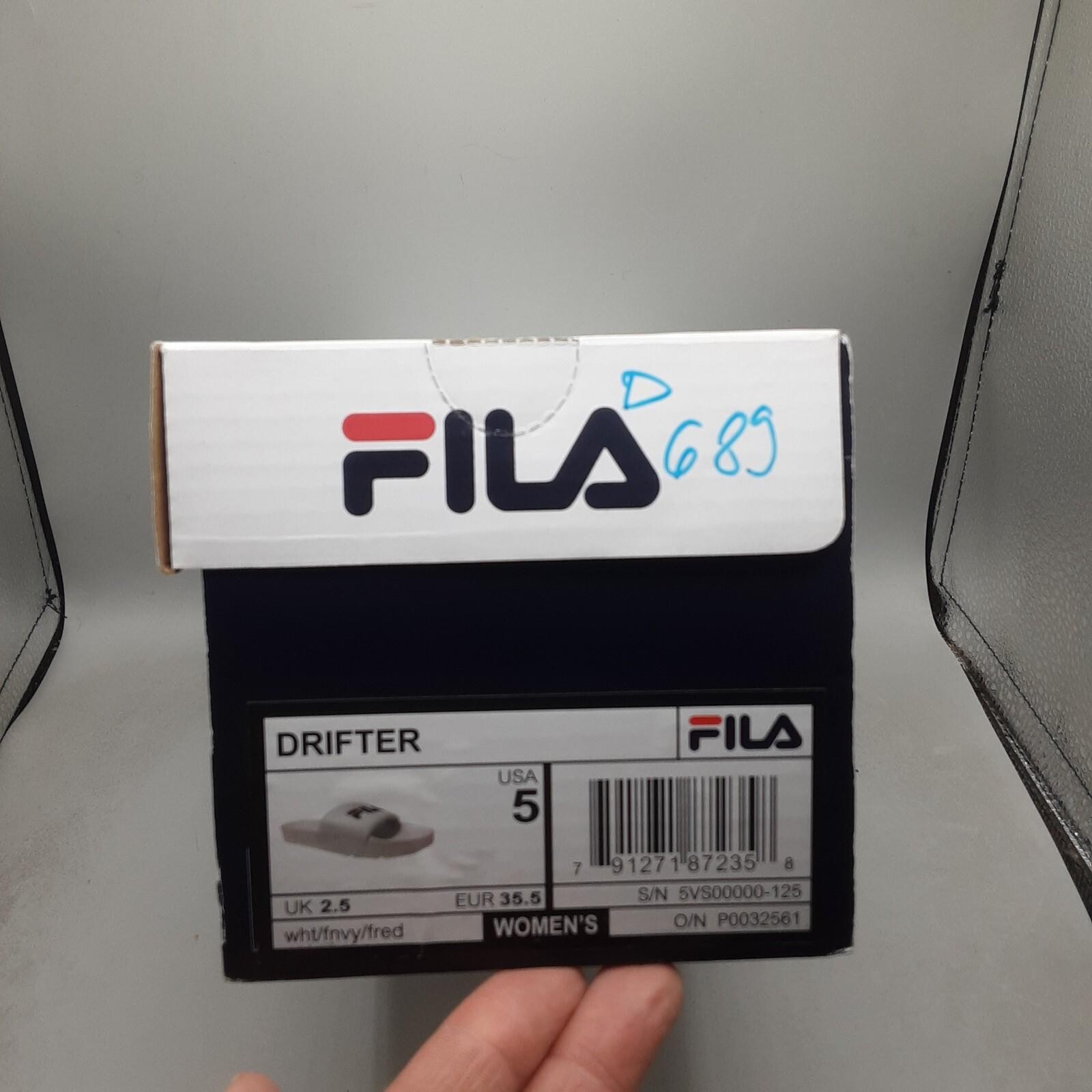 Fila Drifter Slide Women’s 5M White Navy Red A152