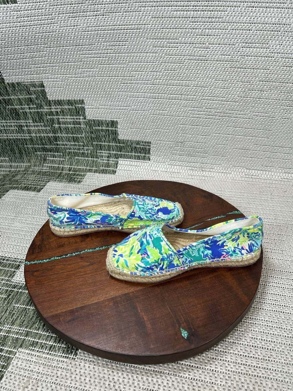 Lilly Pulitzer Shoes Womens Size 6 Lia Espadrilles Multicolor Comfort Slip On