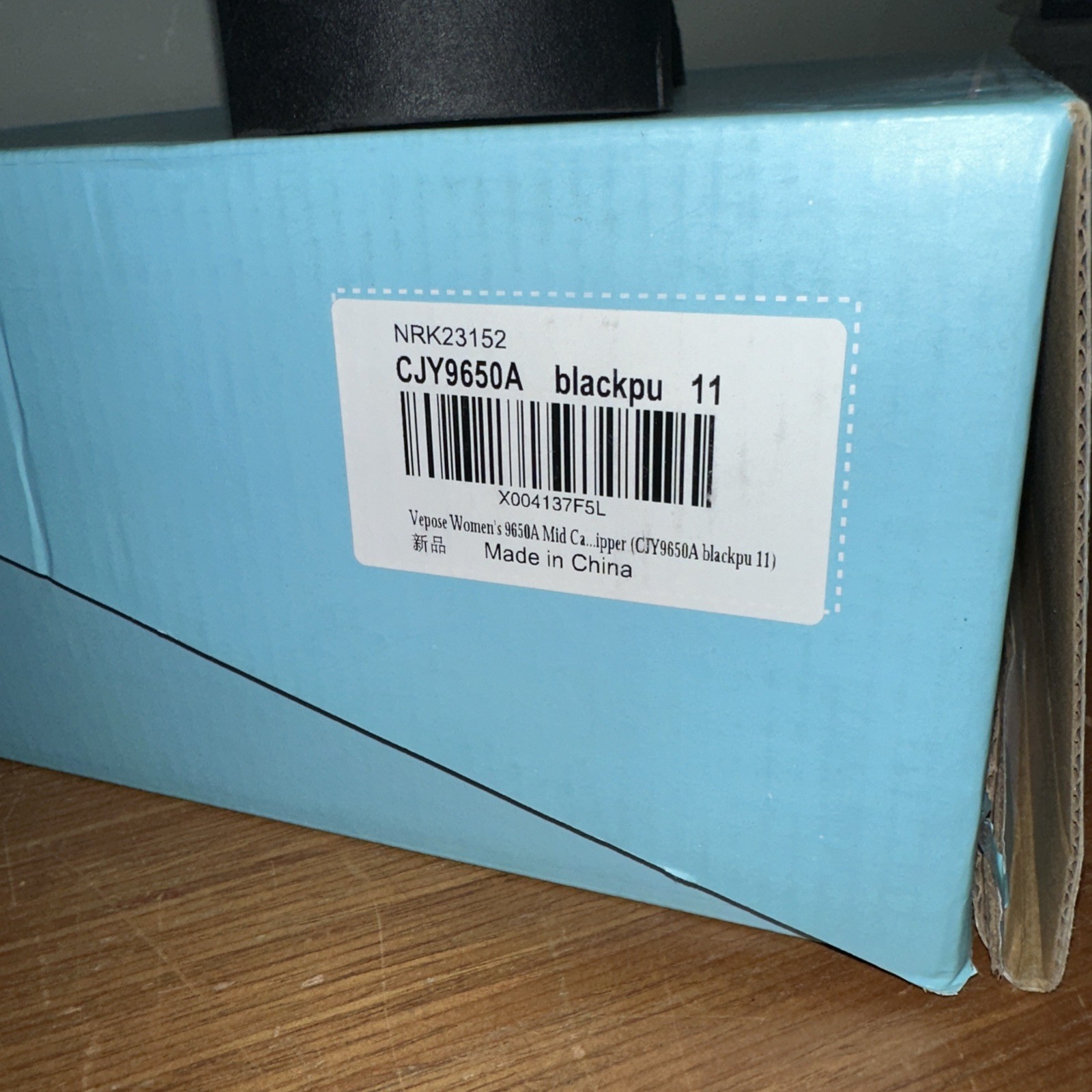 Vepose Women’s 11 Mid Calf Combat Boots Chunky Platform Boot New