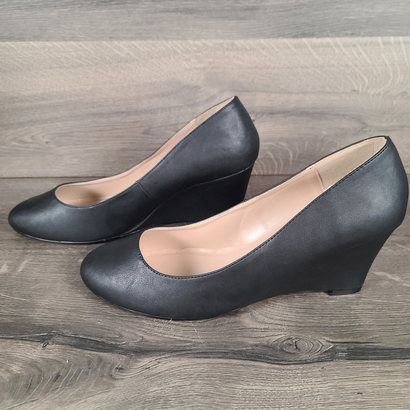 Pleaser Kimberly 08 Women’s 15M Black Wedge Pump High Heel
