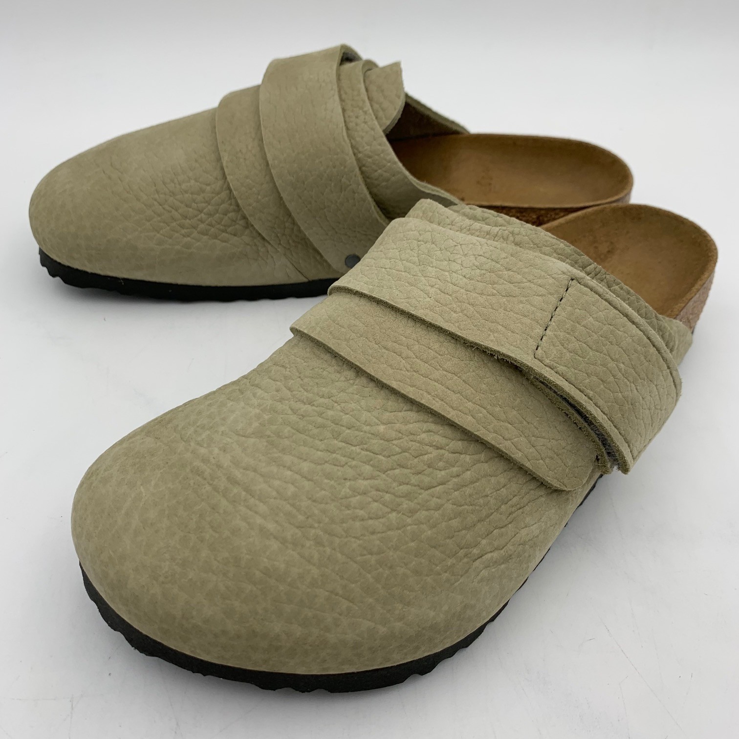 Birkenstock New w/o Box Nagoya Desert Buck Faded Khaki Nubuck Leather Reg1022527