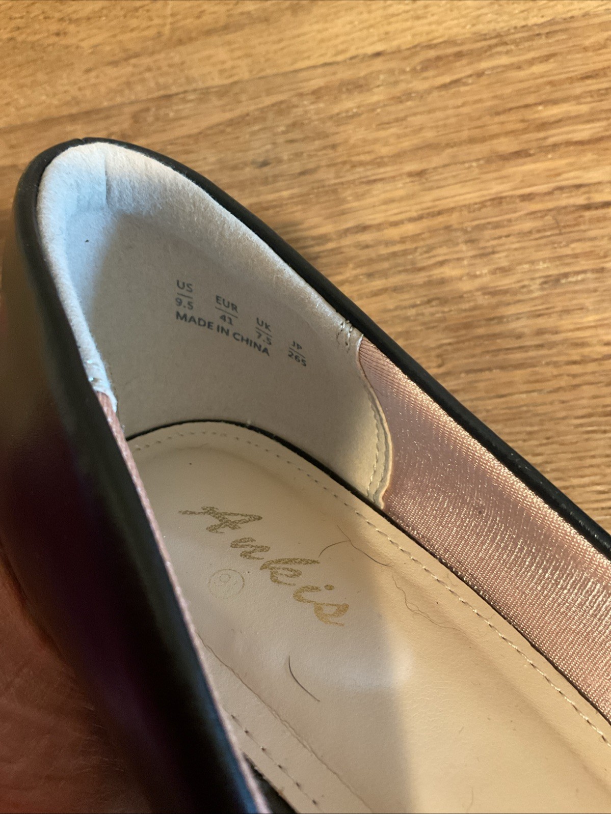 Ankis Black Nubuck Wedge Size 9.5 Worn Once