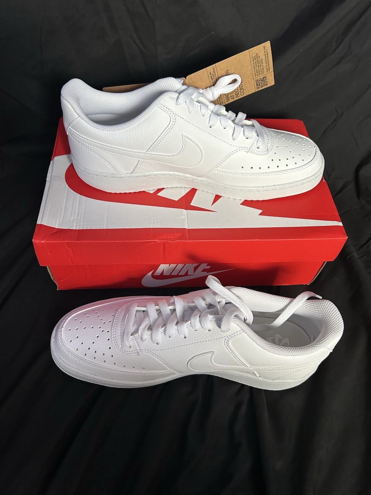 Nike Court Vision Next Nature Low Triple White Women’s Leather DH3158-100