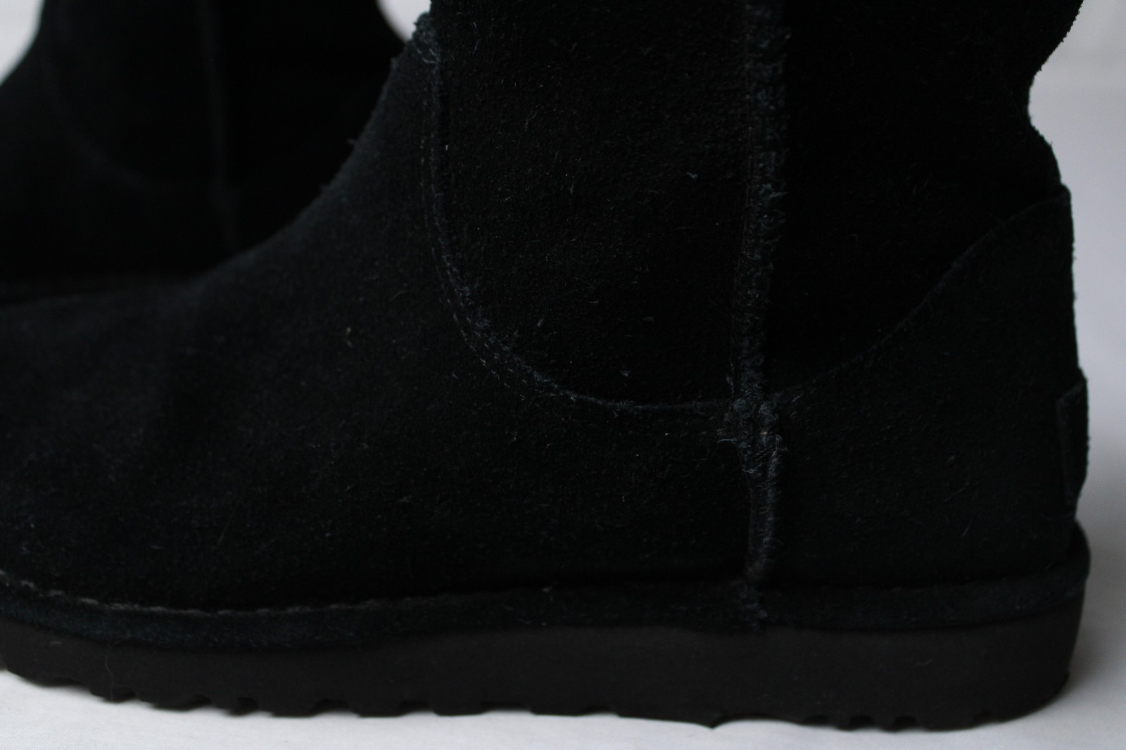 UGG Women’s Alida Unlined Suede Slouch Boots JL3 Black Size US:7 UK:5.5